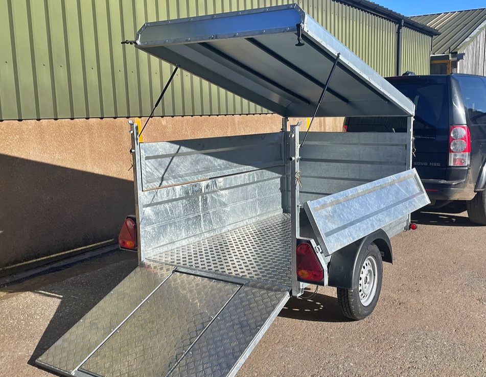 COMING SOON! CRH Stock/Quad - L674UB 6'7" x 4' Livestock or Quad Trailer